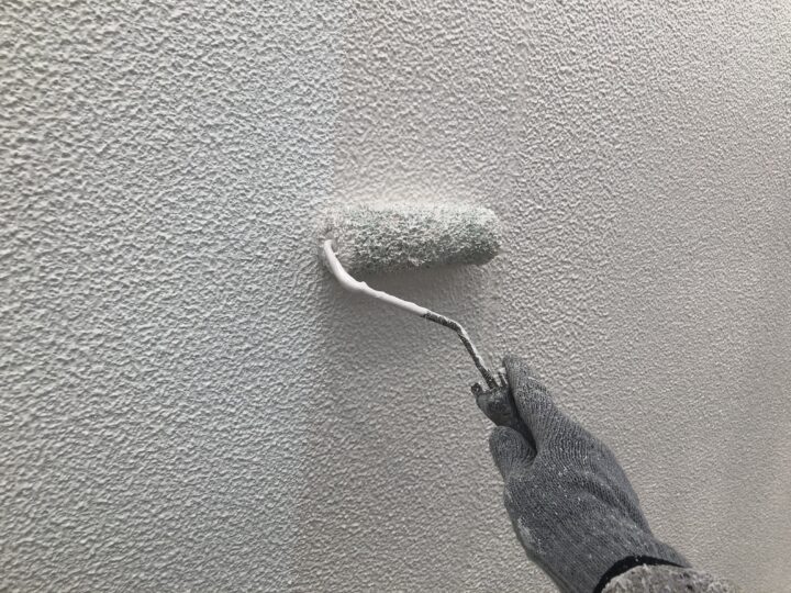 外壁ﾓﾙﾀﾙ面　上塗り１回目