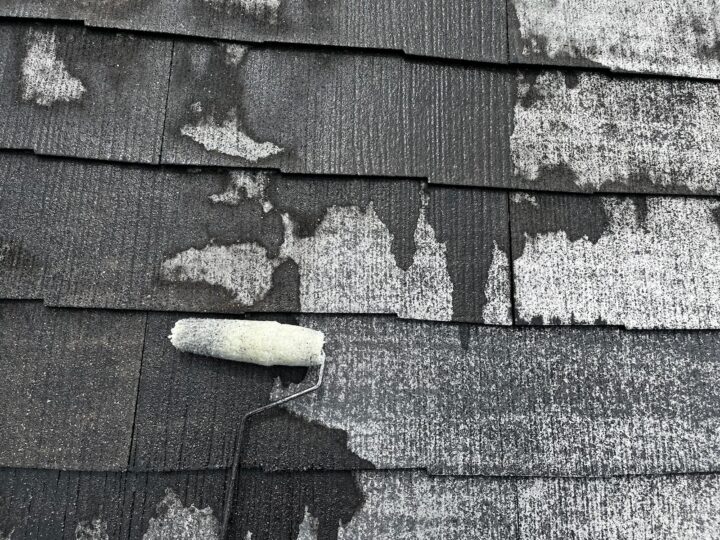 屋根　下塗１回目