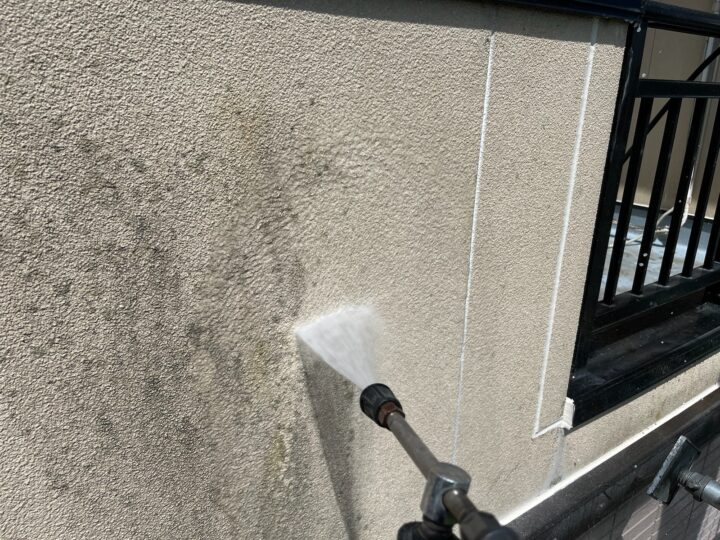 2F）外壁 高圧洗浄