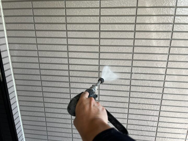 1F）外壁 高圧洗浄