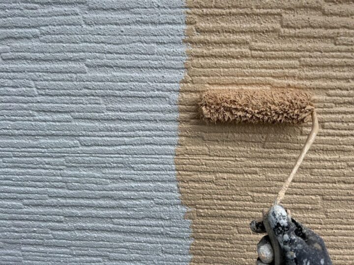【外壁塗装工事】上塗１回目