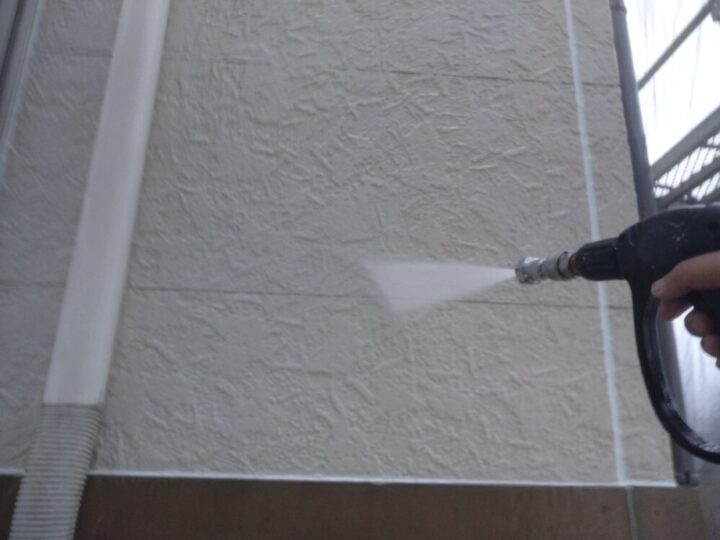 【外壁塗装工事】サイディング 高圧洗浄