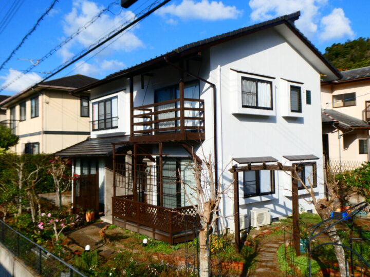 島根県松江市Ｈ様邸外壁塗装工事／／島根県松江市・安来市・出雲市・大田市・雲南市　鳥取県米子市・境港市の「きじま塗装」