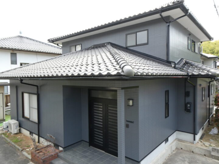 島根県松江市Ｙ様邸外壁塗装工事／／島根県松江市・安来市・出雲市・大田市・雲南市　鳥取県米子市・境港市の「きじま塗装」