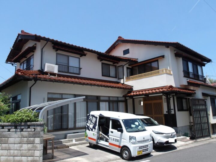 島根県松江市Ｍ様邸外壁塗装工事／／島根県松江市・安来市・出雲市・大田市・雲南市　鳥取県米子市・境港市の「きじま塗装」