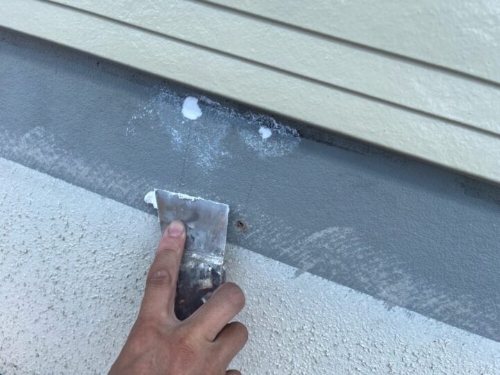 幕板交換後 下地調整