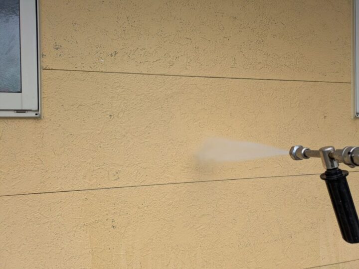 【外壁塗装工事】高圧洗浄