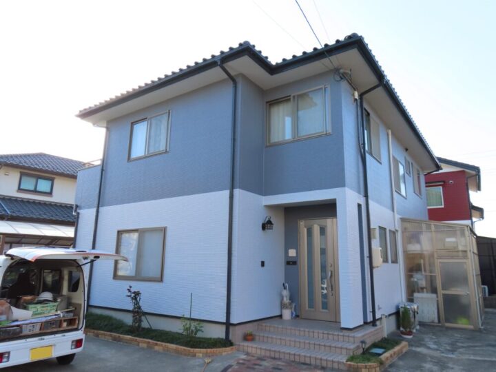 島根県松江市I邸様邸外壁塗装工事／／島根県松江市・出雲市・大田市・雲南市・鳥取県米子市・境港市の「きじま塗装」