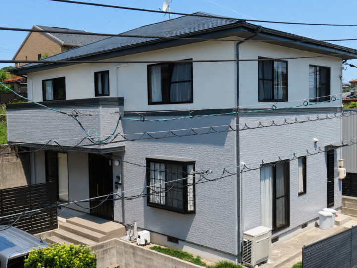 島根県松江市K様邸外壁塗装工事／／島根県松江市・出雲市・大田市・雲南市・鳥取県米子市・境港市の「きじま塗装」